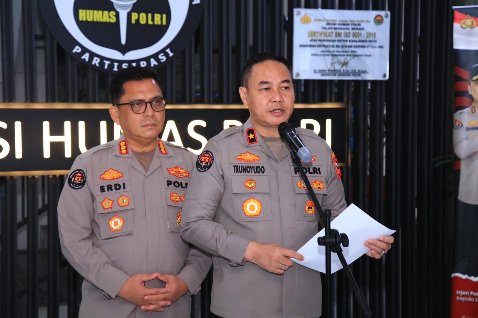 Polri Minta Seluruh Jajaran Lindungi Wartawan Saat Bertugas