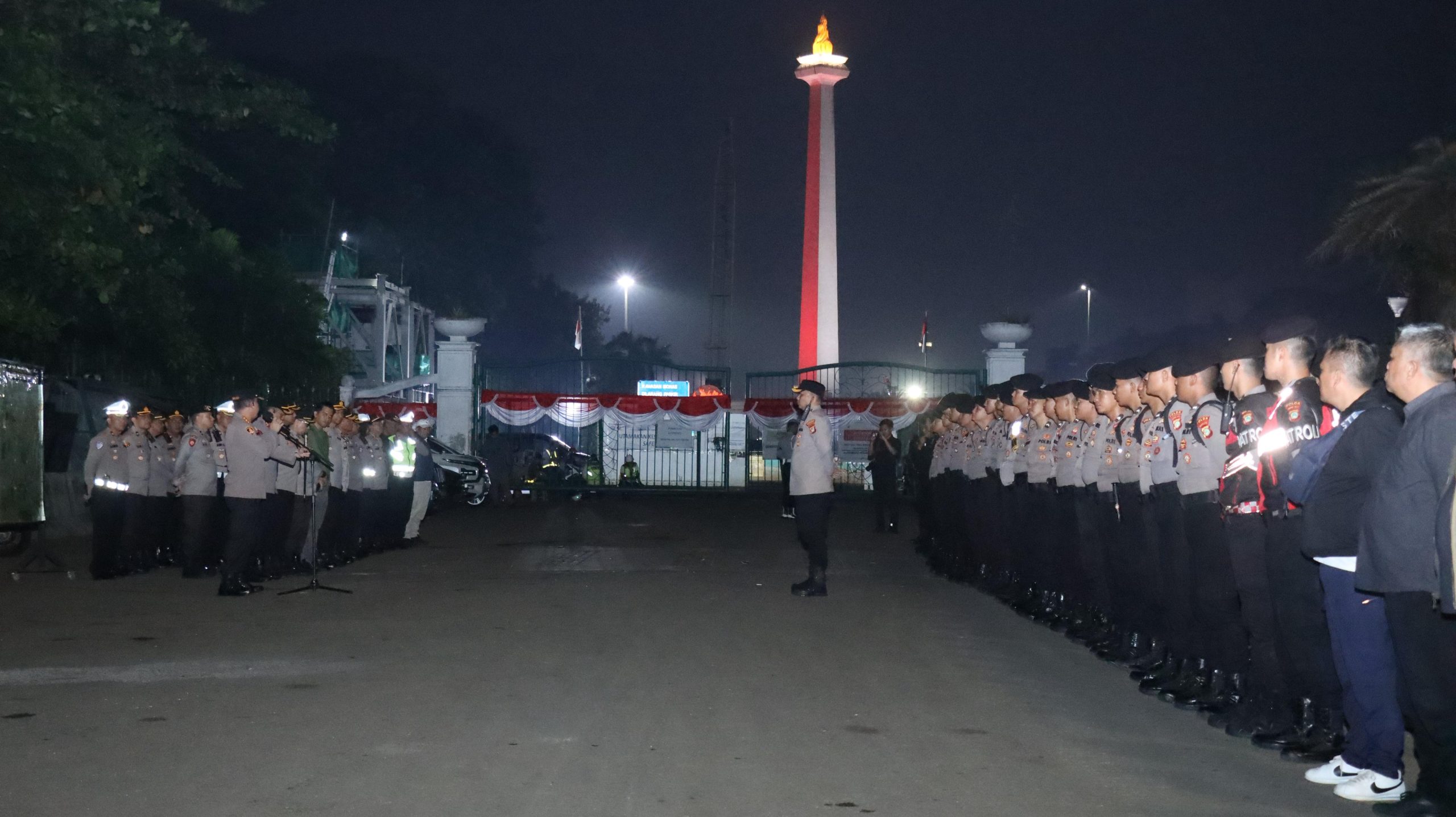 Sebanyak 703 Personel Amankan Merdeka Run 2025, Ribuan Peserta Lari di Monas