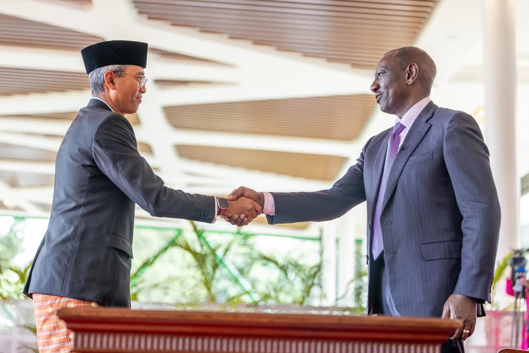 Penyerahan Surat Kepercayaan Duta Besar RI untuk Kenya kepada Presiden Kenya