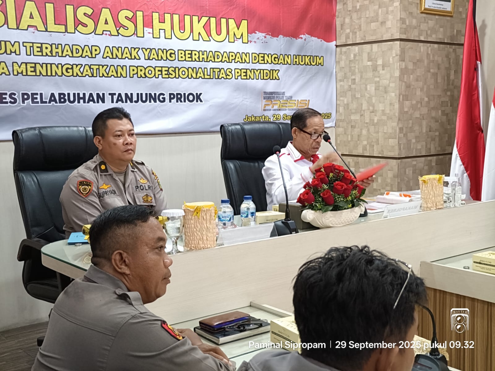 Polres Pelabuhan Tanjung Priok Gelar Sosialisasi Hukum Perlindungan Anak yang Berhadapan dengan Hukum”