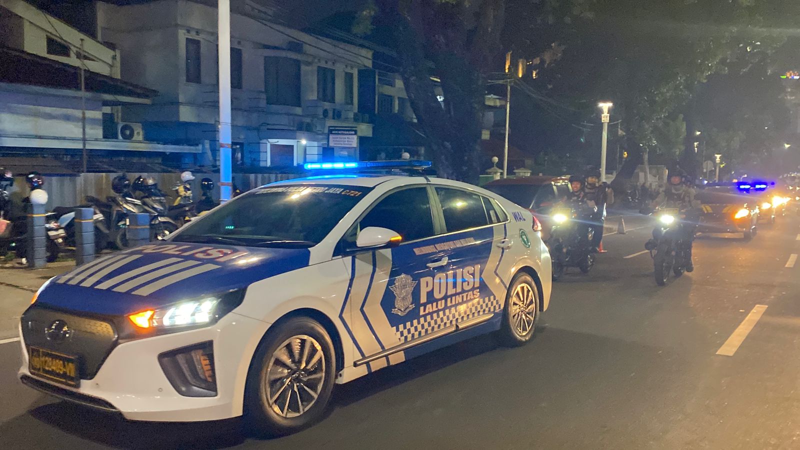 Jaga Jakarta Polda Metro Jaya Gelar Patroli Malam Gabungan