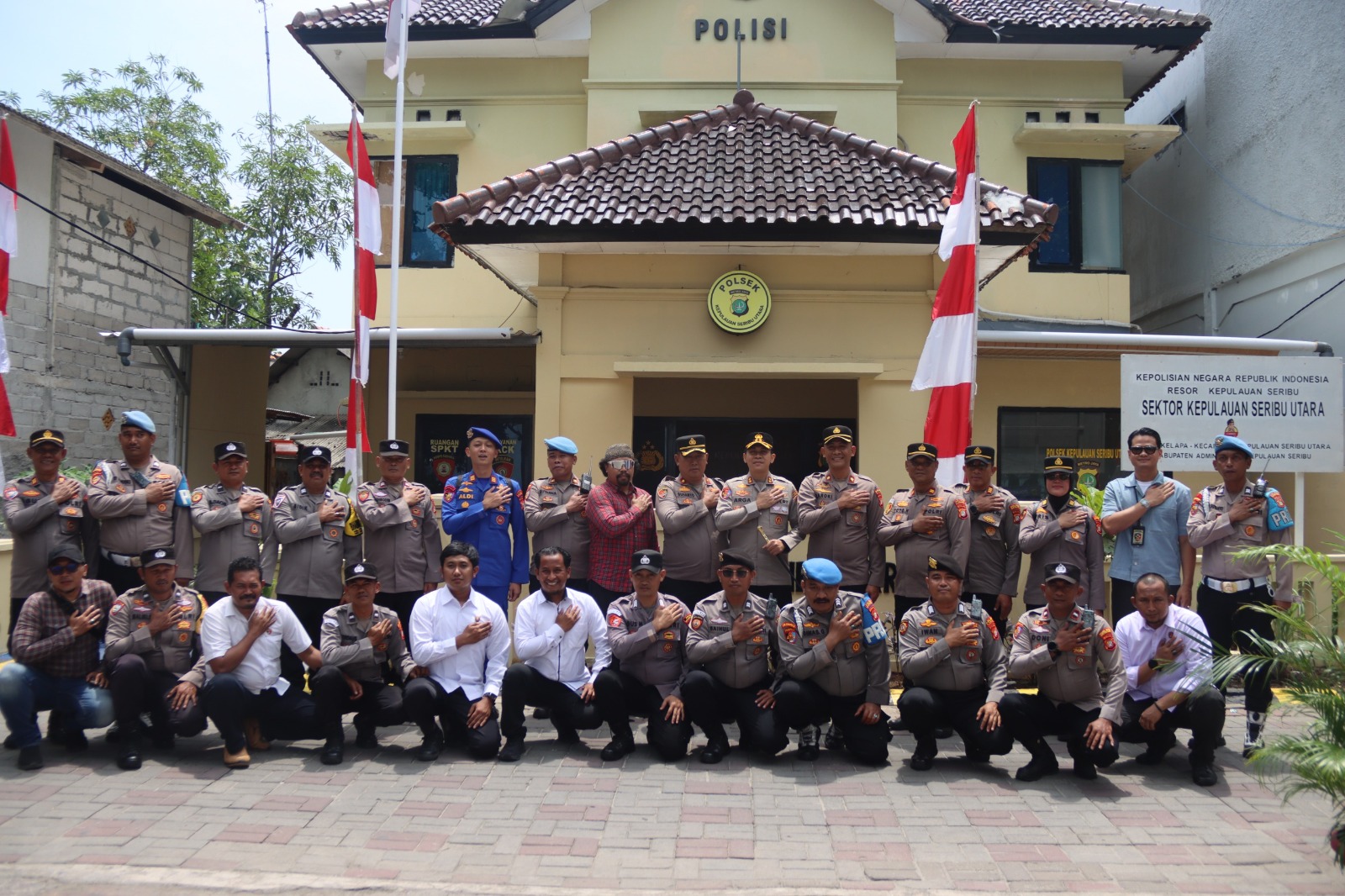 Kapolres Kepulauan Seribu Laksanakan Gaktiplin Anggota Polsek Kepulauan Seribu Utara