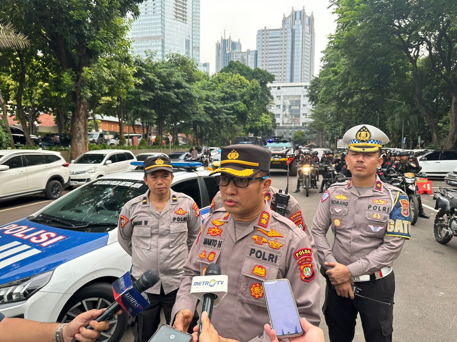 Jaga Jakarta Kondusif, Polisi Tingkatkan Kehadiran Lewat Patroli Skala Besar