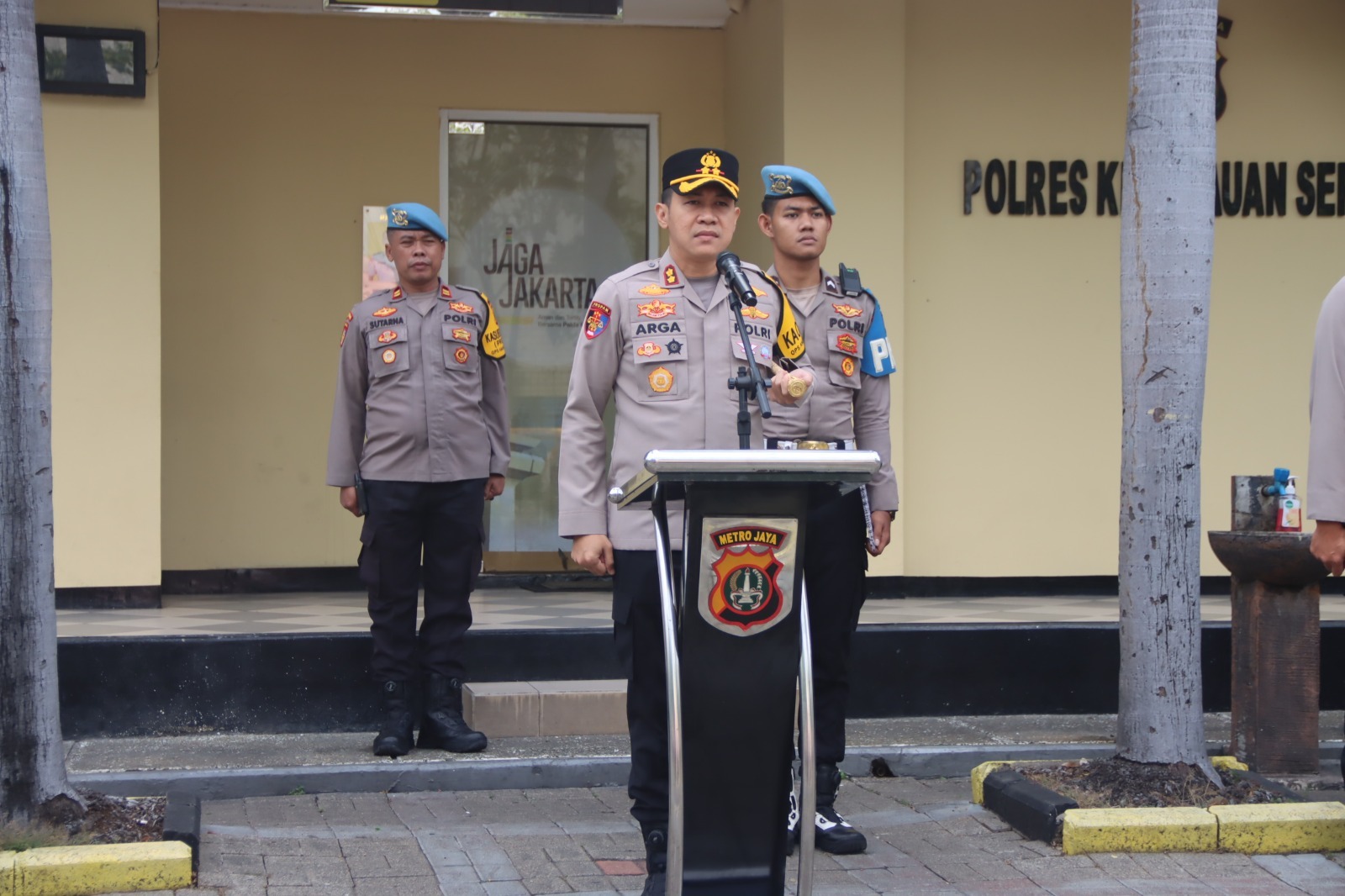 Kapolres Kepulauan Seribu: “Pemimpin Hebat Lahir dari Anggota yang Hebat dan Disiplin”