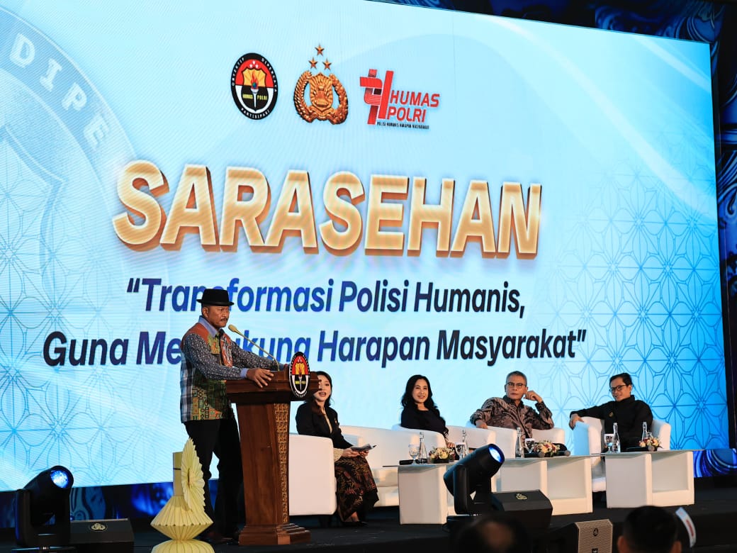 Sarasehan Hari Jadi ke-74 Humas Polri, Nanan Soekarna: Polisi Humanis Berlandaskan Kejujuran