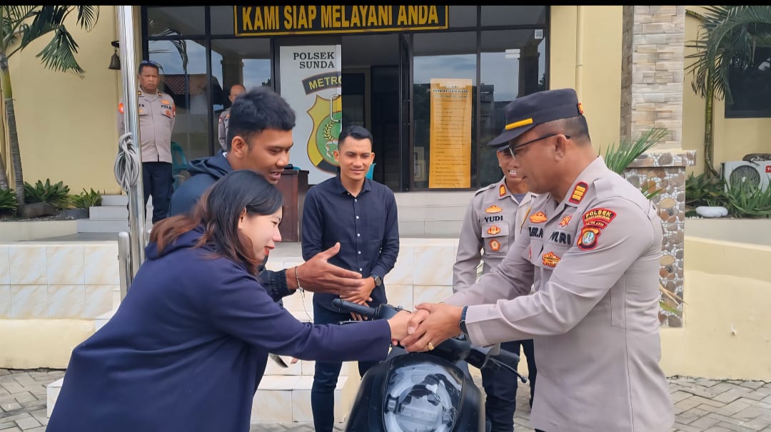 Warga Senang Motor Hilang Telah Kembali