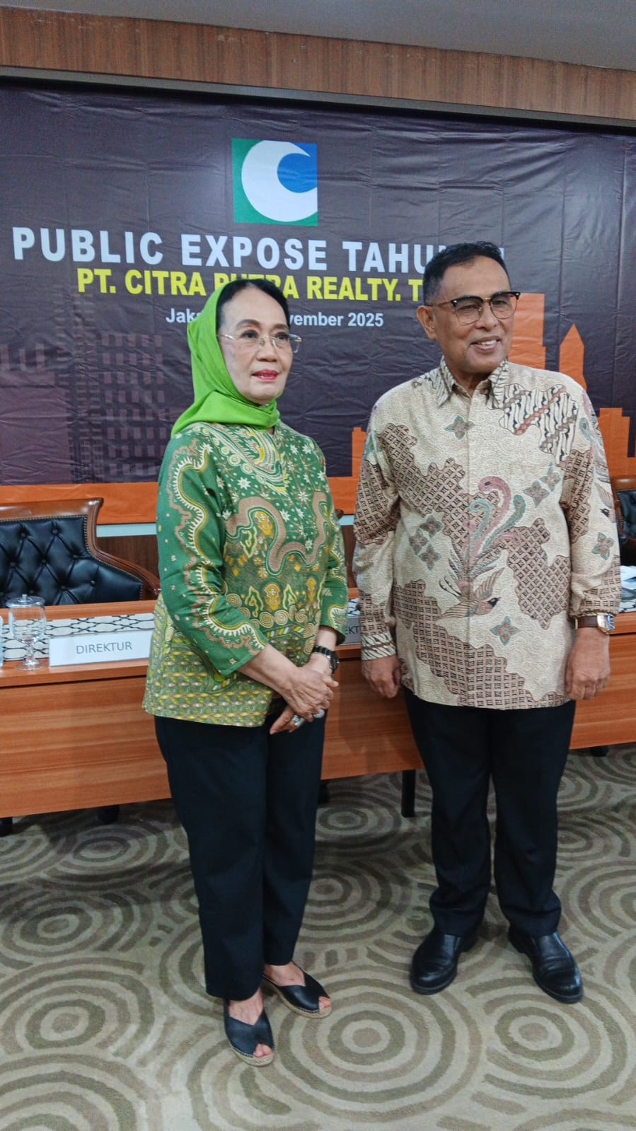 PT Citra Putra Realty Tbk Paparkan Kinerja dan Strategi Bisnis dalam Paparan Publik 2025