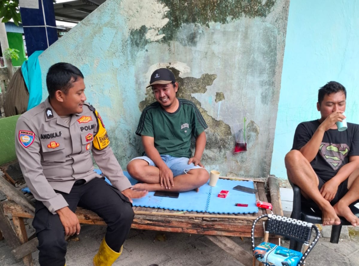 Cooling System Kamtibmas, Bhabinkamtibmas Pulau Tidung Ajak Toga, Tomas, dan Toda Cegah 3C