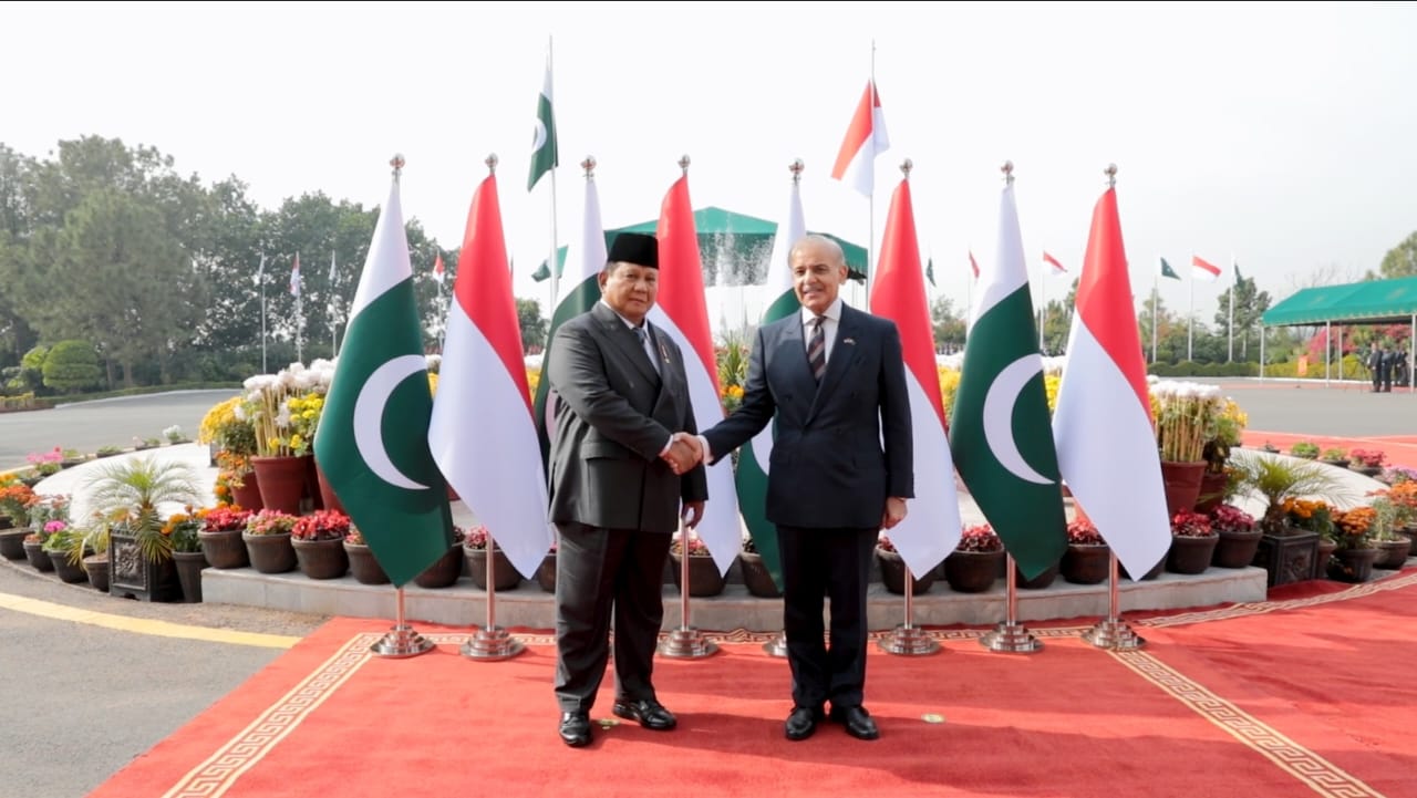 Prabowo Tegaskan Indonesia-Pakistan Dukung Kemerdekaan Palestina, Serukan Two-State Solution