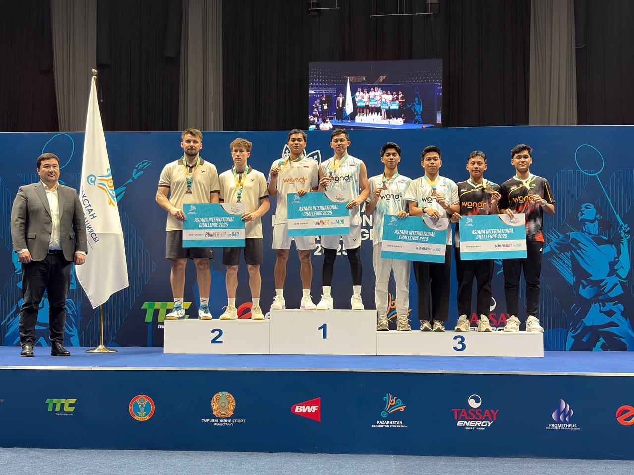 Sapu Bersih: Indonesia Sabet 4 Emas dan 2 Perak di Astana International Challenge 2025