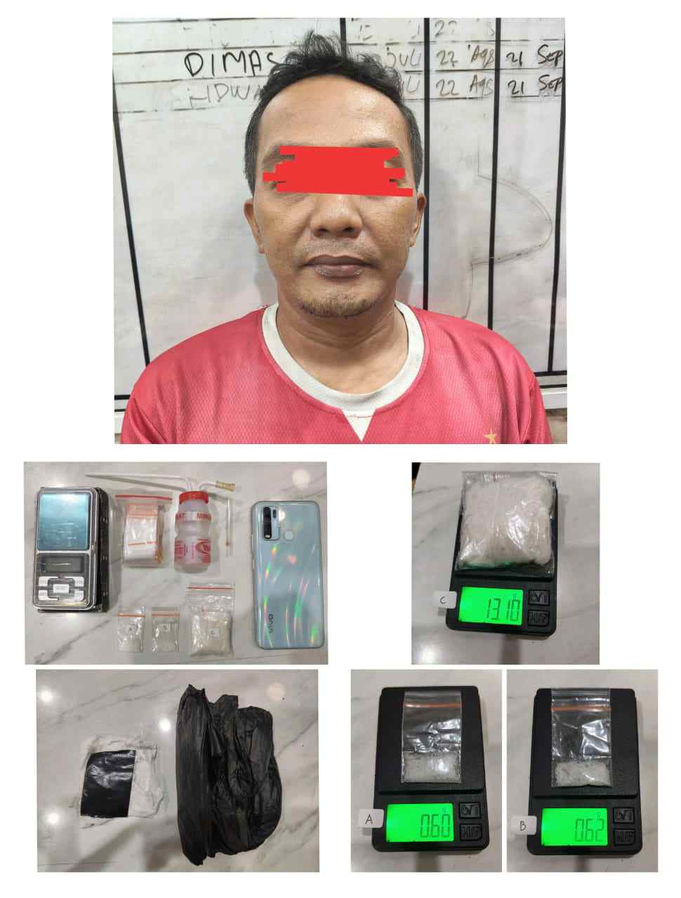 Satresnarkoba Polres Priok Ungkap Kasus Peredaran Sabu