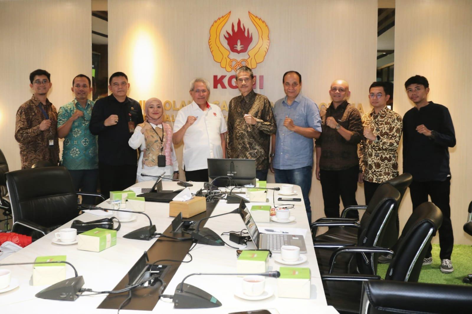 KONI Pusat Perkuat Sinergi dengan K/L untuk Optimalisasi Publikasi Olahraga Nasional