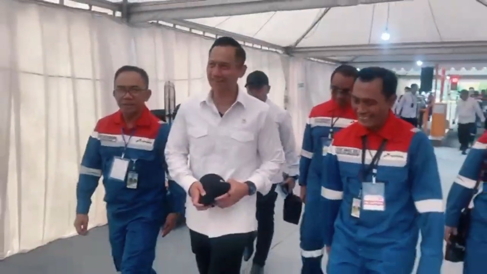 Menko AHY Tegaskan Sinergi Infrastruktur–Energi Saat Dampingi Presiden di Balikpapan