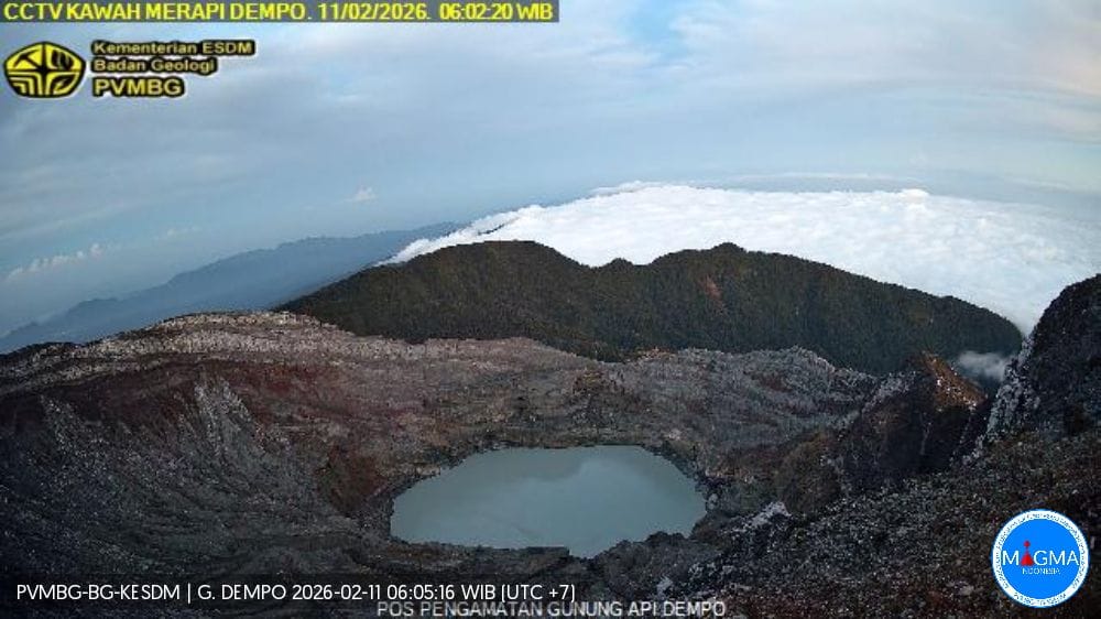Wisatawan Dilarang Camping di Kawah Dempo, Ancaman Erupsi Mengintai