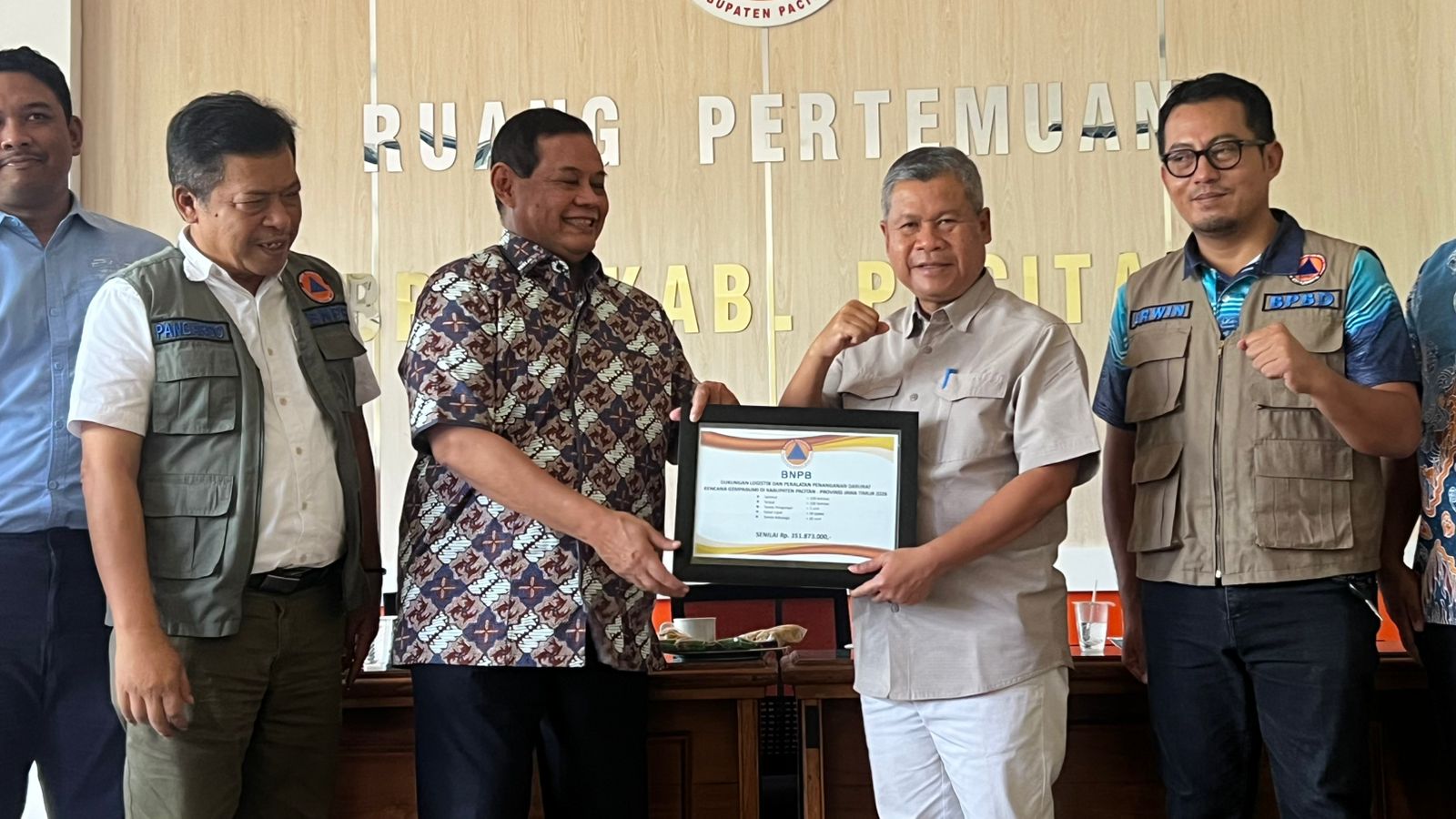 Pasca Gempabumi Pacitan, BNPB dan Komisi VIII DPR RI Perkuat Koordinasi dan Kesiapsiagaan Daerah