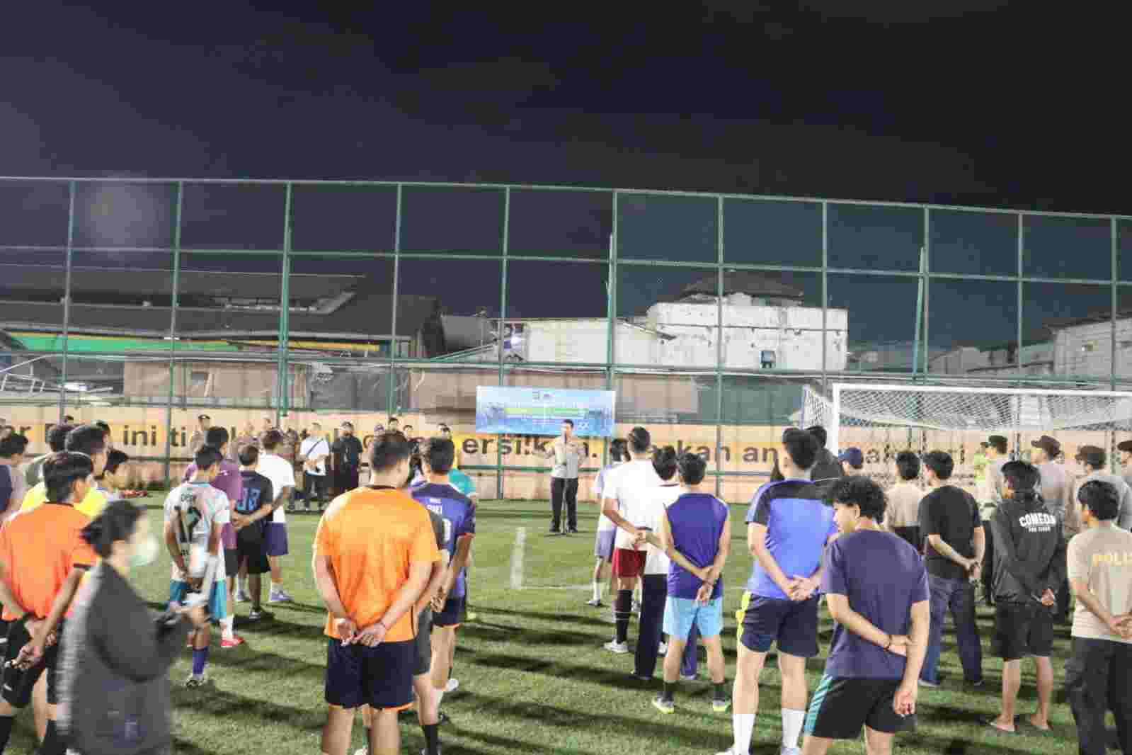 Polres Pelabuhan Tanjung Priok Gelar Lomba Futsal dan Night Run, Pererat Kekompakan Warga di Bulan Ramadan