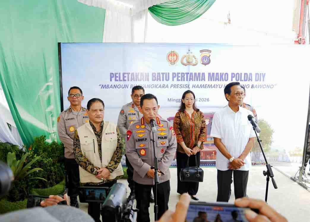 Peletakan Batu Pertama Pembangunan Mapolda DIY, Kapolri Ungkap Kedepankan 4 Konsep Smart City