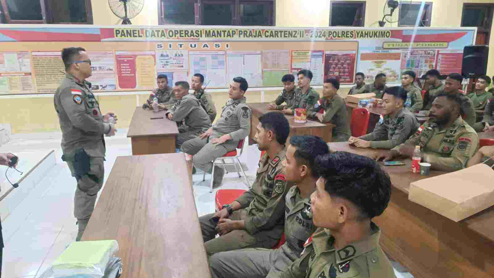 Ops Damai Cartenz Tingkatkan Kesiapan Personel Lewat Pendampingan Psikologi dan Kesehatan di Yahukimo