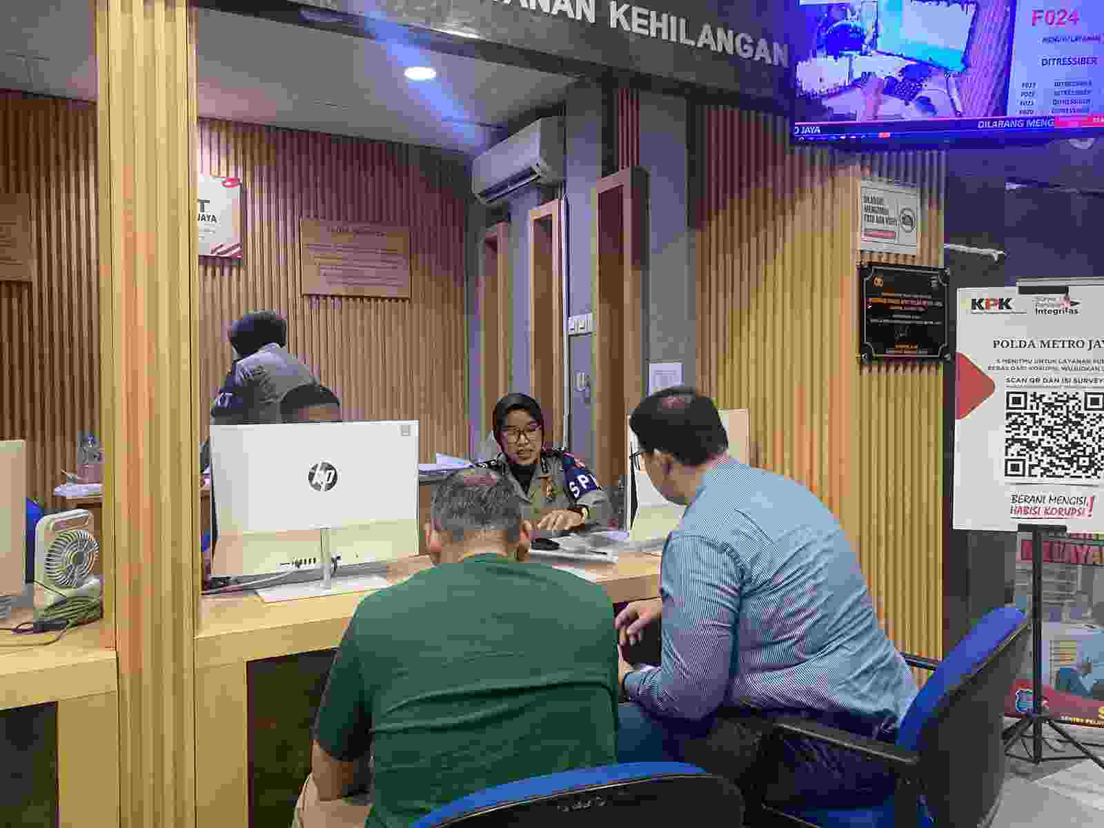 Pelayanan SPKT Polda Metro Jaya Beri Kesan Positif bagi Pemohon Surat Kehilangan