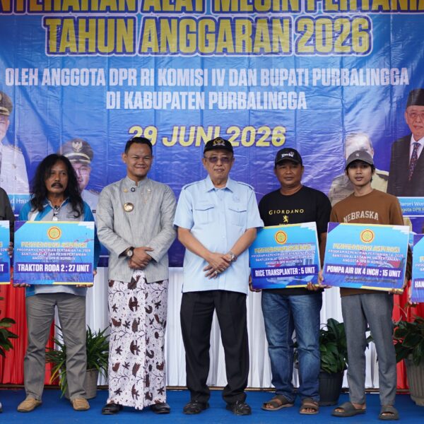 Legislator Partai Gerindra Salurkan Bantuan Alsintan dan Perikanan untuk Kelompok Tani Purbalingga
