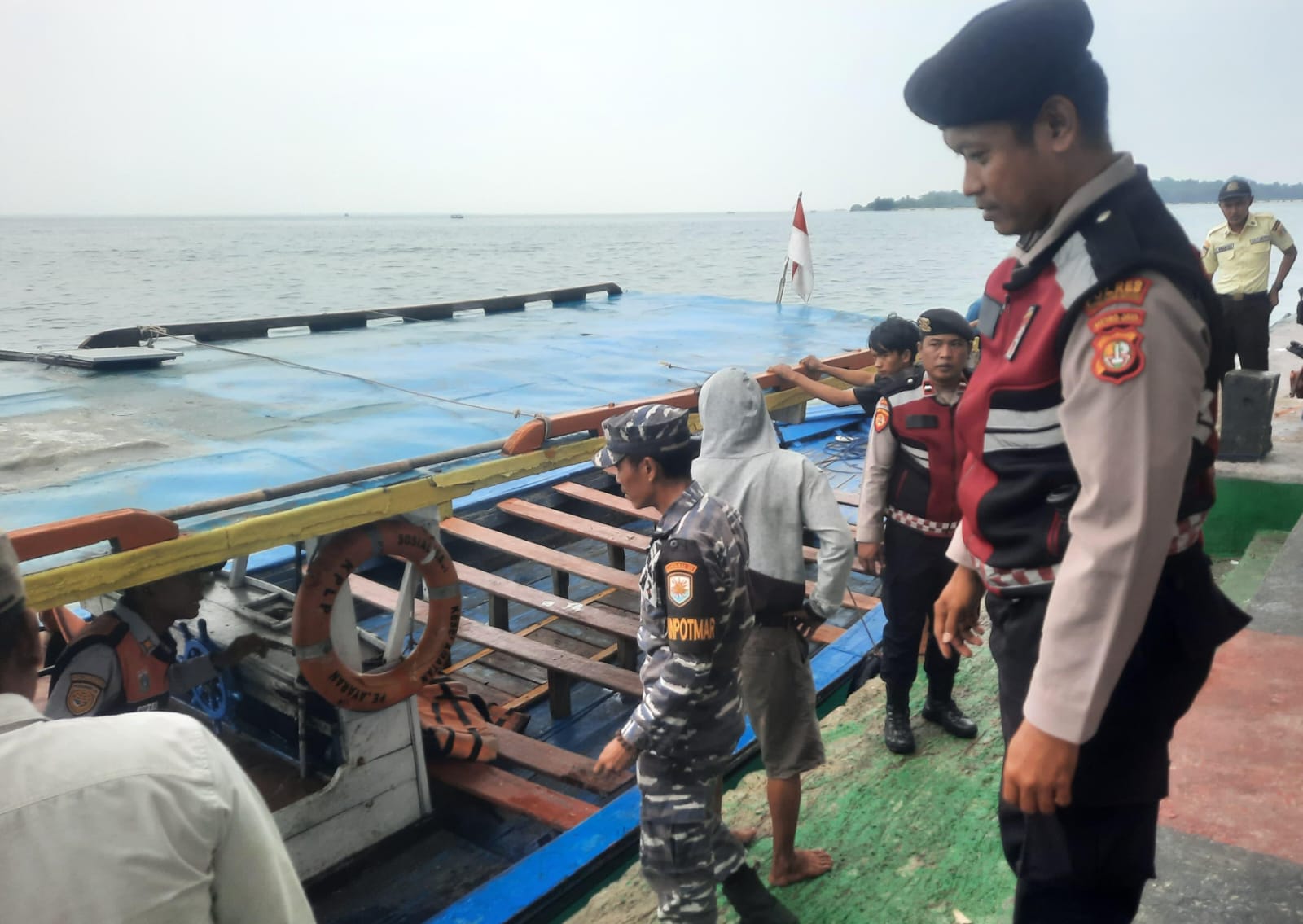 Jakarta On The Spot, Polres Kepulauan Seribu Perkuat Pelayanan Humanis di Dermaga dan Sosialisasikan Layanan Polisi 110