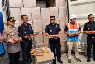 Penyeludupan Rokok Ilegal jalur Kereta Api, Bea Cukai Tanjung Priok Sita 8,9 Juta Batang