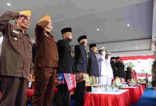 Kapolres Pelabuhan Tanjung Priok Hadiri Upacara HUT ke-81 Kemerdekaan RI di Jakarta Utara