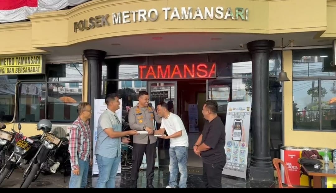 Lacak ke Blitar, Polsek Metro Taman Sari Berhasil Temukan iPhone Warga yang Hilang di Mangga Besar