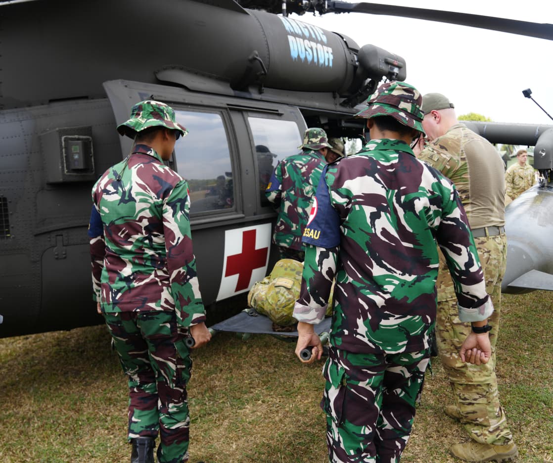 TNI Gelar Air Medevac Dalam Latihan Multinasional SGS 2026