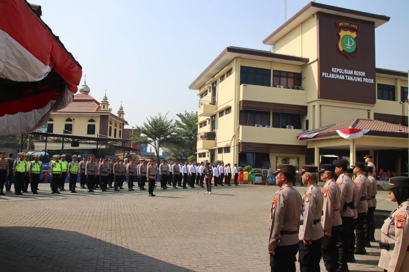 Kapolres Pelabuhan Tanjung Priok, Pimpin Sertijab Tiga Pejabat Utama, Tekankan Integritas dan Profesionalitas
