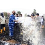 Gunakan Cairan Khusus, Metode Undercooling Dikerahkan; Gubernur, Danlanud, dan Forkopimda Kalsel Bersinergi di Titik Api Atasi Karhutla