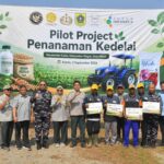 Dukung percepatan swasembada pangan nasional, Dankodaeral III hadiri tanam bersama pilot project kedelai