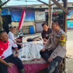 Bhabinkamtibmas Kota Baru Polsek Bekasi Barat Ajak Warga Aktifkan Siskamling Cegah Tawuran