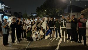 Polsek Koja Gelar Fun Night Run, Ajak Remaja Jauhi Tawuran