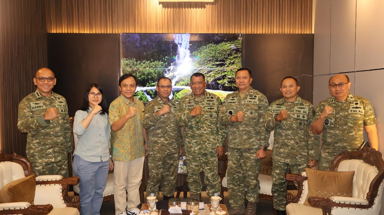 Komandan Kodaeral V Terima Kunjungan Waka Inkopal dan Direksi PT TDL, Bahas Pembangunan SPKLU