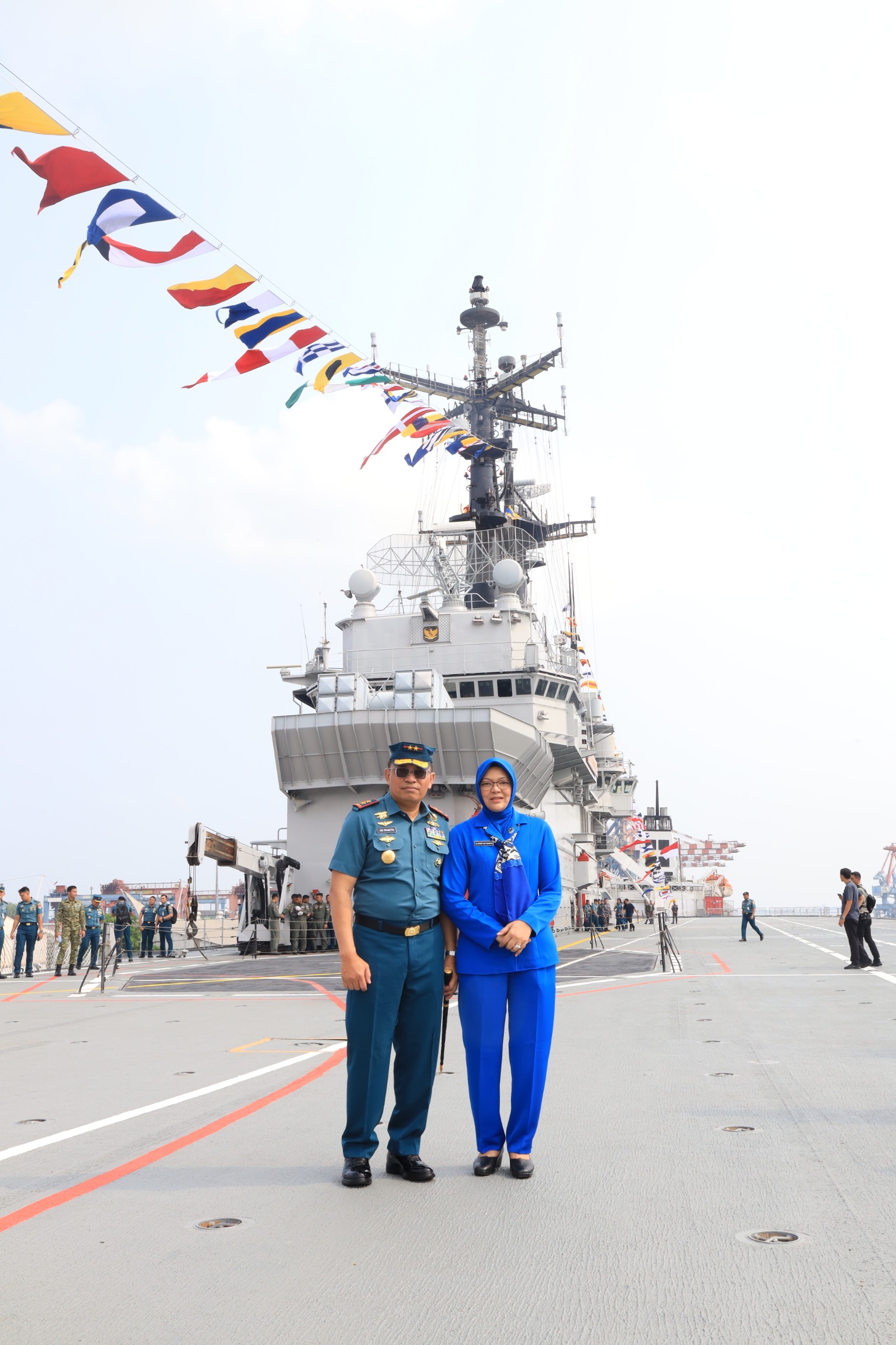 Perkuat Armada Laut Indonesia, Dankodaeral III Hadiri Tradisi dan Syukuran KRI Sriwijaya-100