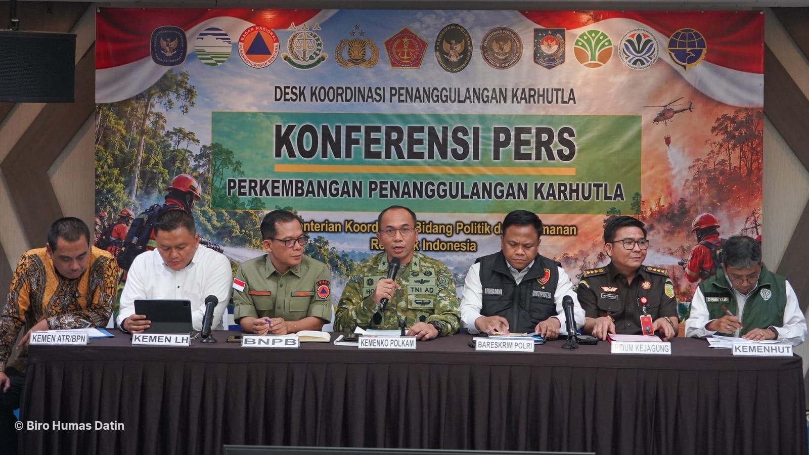 Pemerintah Tegaskan Penegakan Hukum Karhutla Tegas, Cepat, dan Terpadu