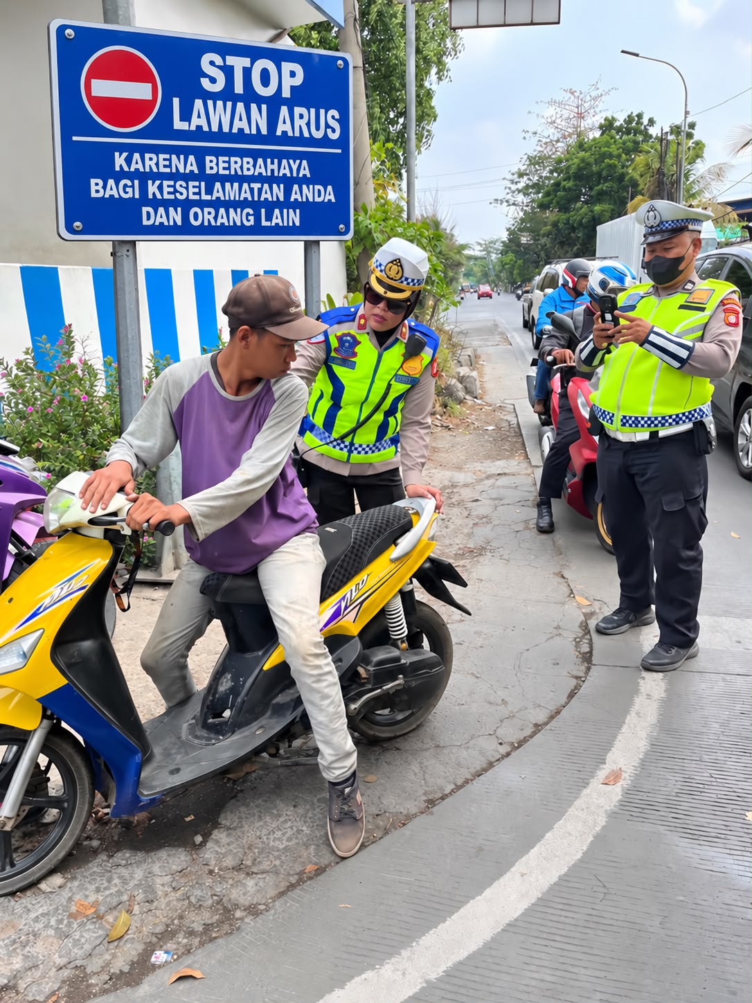 Cegah Pelanggaran Lawan Arus, Ditlantas Polda Metro Jaya Perkuat Pengawasan di Sejumlah Titik