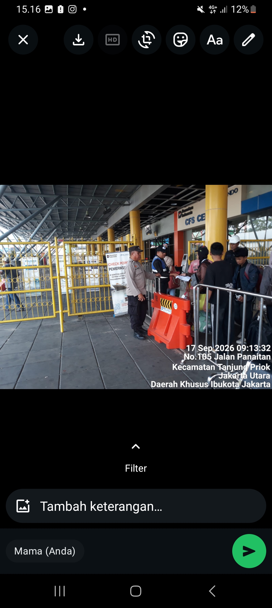 Pengamanan Embarkasi KM Labobar Tujuan Surabaya Berjalan Aman dan Lancar, 1.414 Penumpang Terlayani