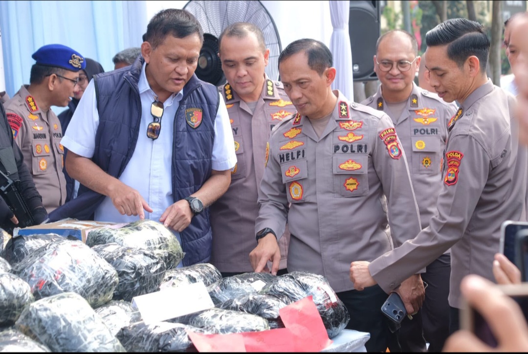 Ops Antik Krakatau 2026, Polda Lampung Ungkap 379 Kasus Narkoba dan Sita 85,9 Kilogram Sabu