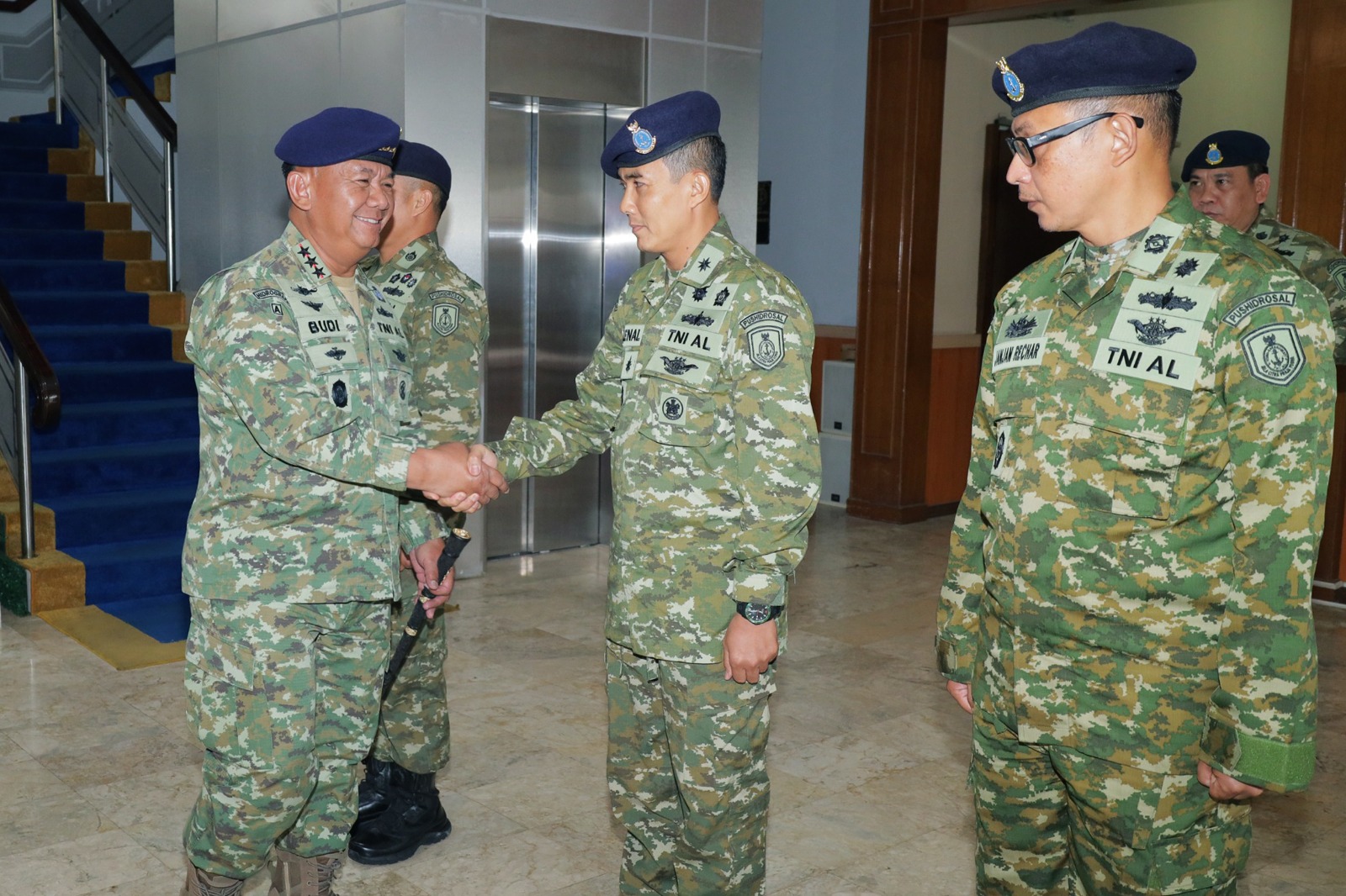 107 Prajurit Pushidrosal Naik Pangkat