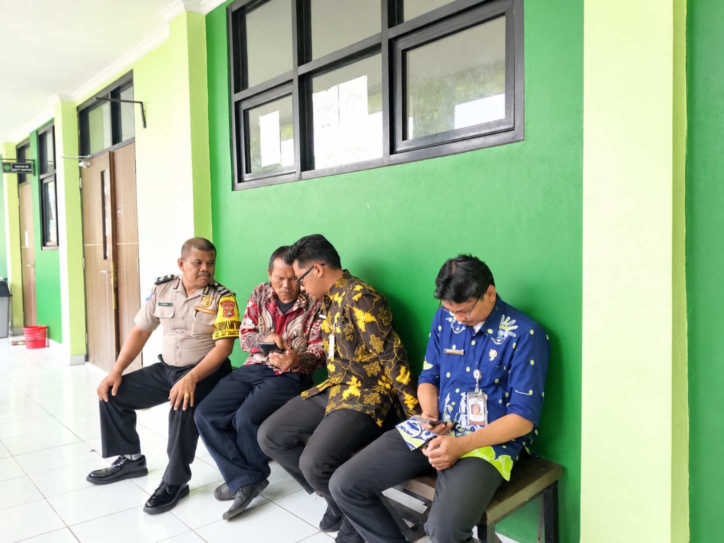 Bhabinkamtibmas Pulau Harapan Sosialisasikan Layanan Polisi 110, Ajak Warga Jaga Kamtibmas