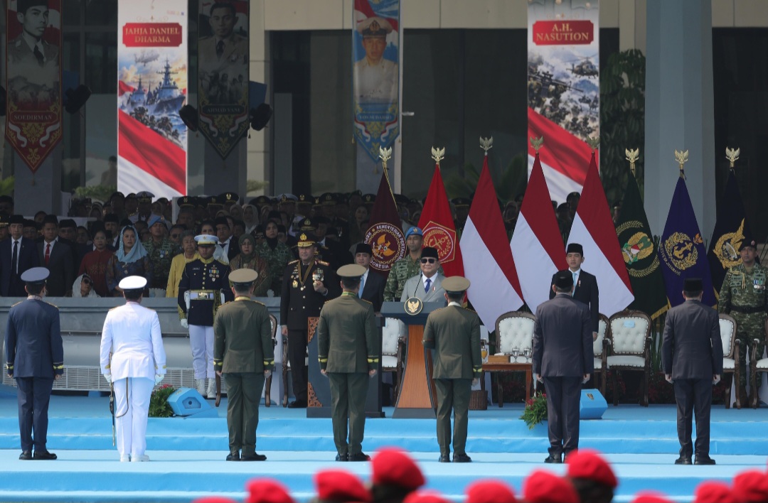 Prabowo: Pemerintah Akan Terus Berupaya Sejahterakan Prajurit