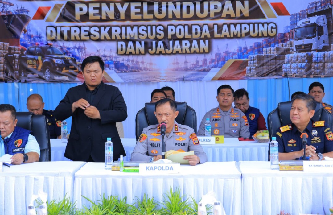 Polda Lampung Ungkap Empat Kasus Kejahatan Ekonomi, Amankan Rokok Ilegal hingga Merkuri