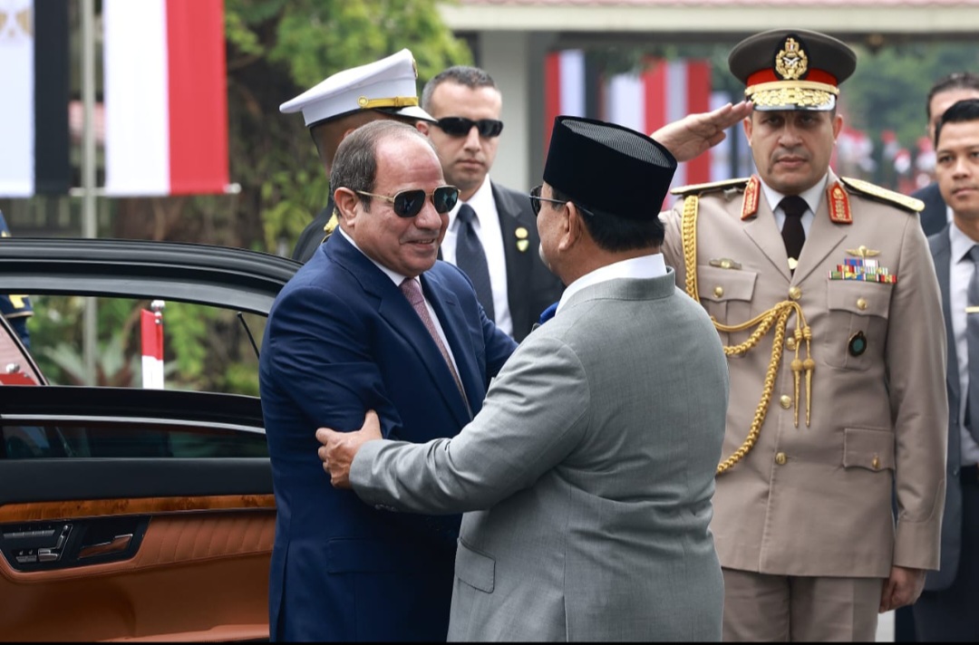 Prabowo Sambut Presiden Mesir El-Sisi di Istana Merdeka, Perkuat Kemitraan Strategis